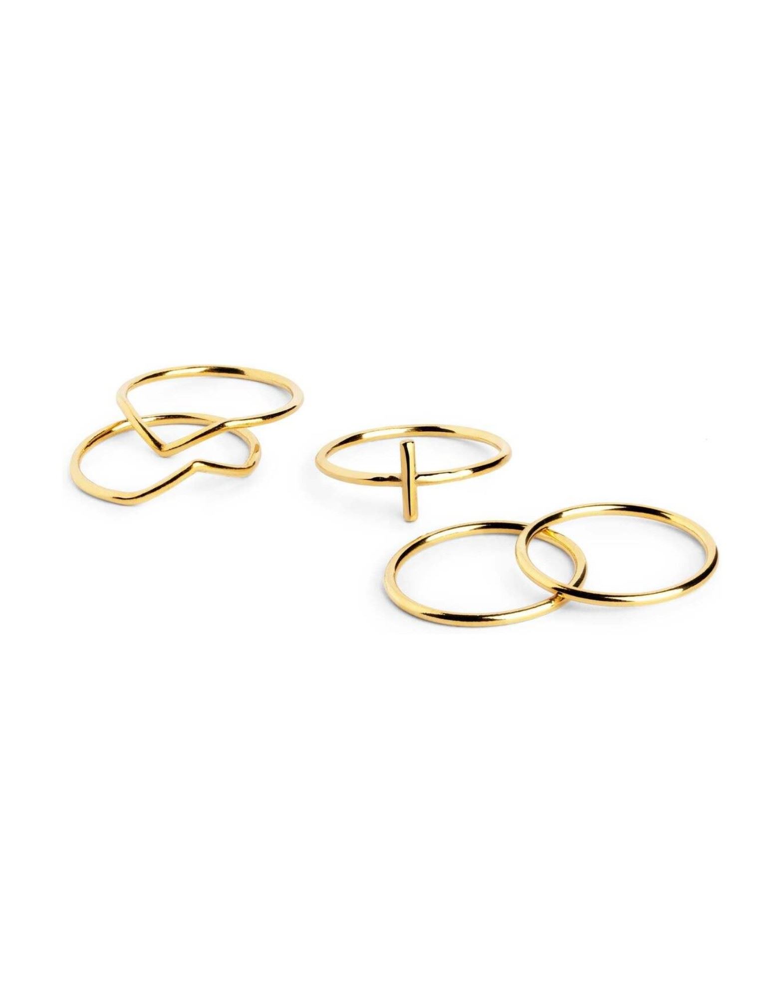 SINGULARU Ring Damen Gold von SINGULARU