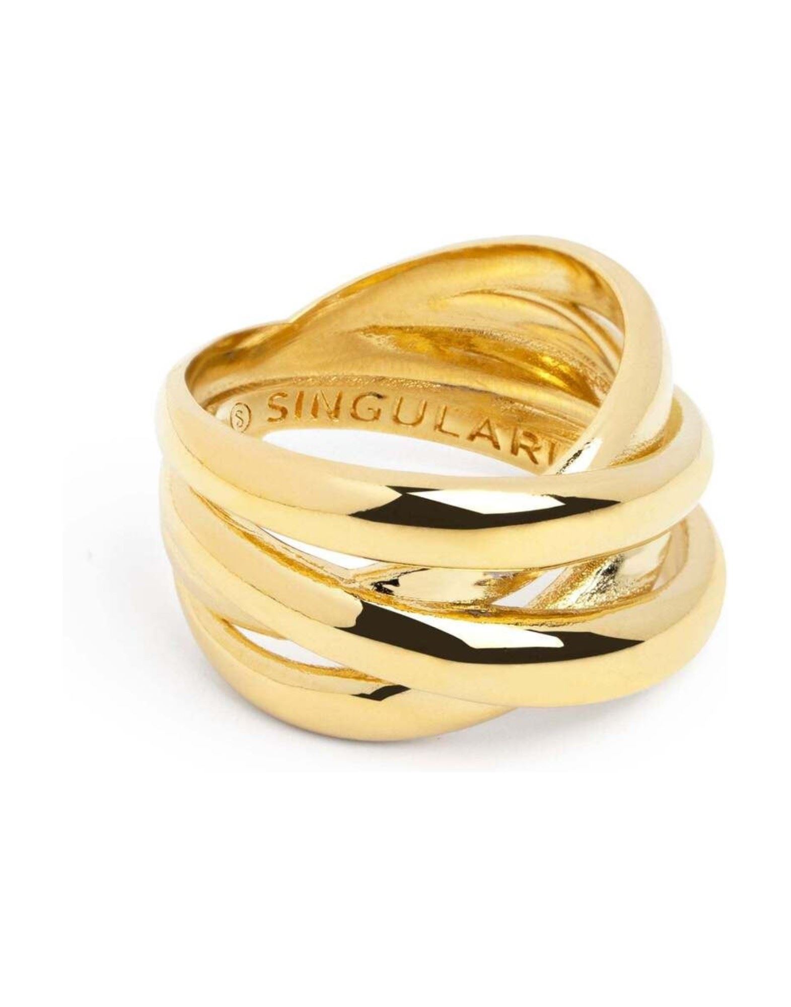 SINGULARU Ring Damen Gold von SINGULARU