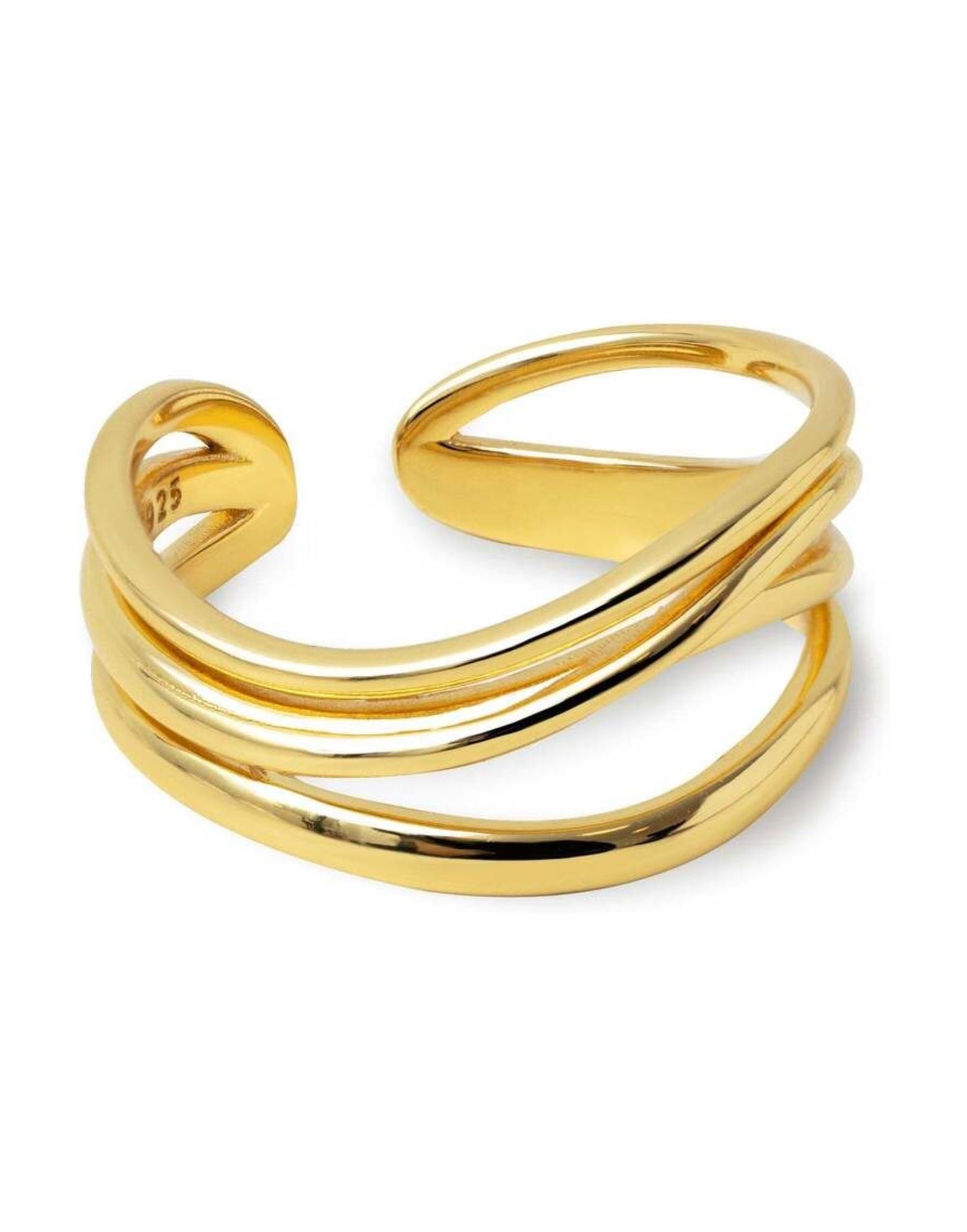 SINGULARU Ring Damen Gold von SINGULARU