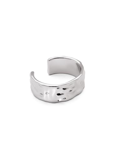 SINGULARU - Ring Marea S. Messing mit Rhodiumbeschichtet. Schmuck für Damen. von SINGULARU
