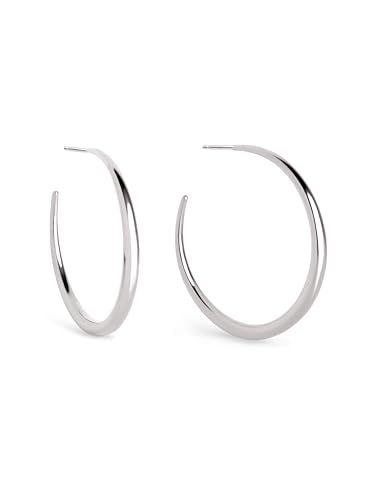 SINGULARU - Slay Ohrringe. Edelstahl mit silberfarbener Beschichtung. Schmuck für Damen. von SINGULARU