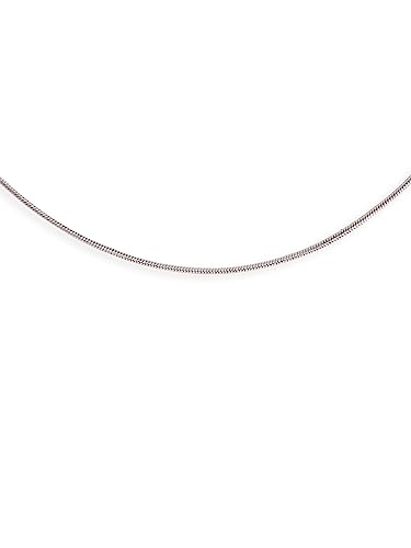 SINGULARU - Tail Necklace - Edelstahlkette mit rhodinierter Oberfläche - Einheitsgröße 35cm Kette mit Verlängerung - Damenschmuck - Verschiedene Ausführungen von SINGULARU