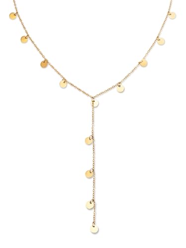 SINGULARU - Y Mini Moon Halskette. Edelstahl mit 18 Kt Vergoldeter Beschichtung. Schmuck für Damen. SINGULARU - Y Mini Moon Halskette. Edelstahl mit 18 Kt Vergoldeter Beschichtung. Schmuck für Damen. von SINGULARU