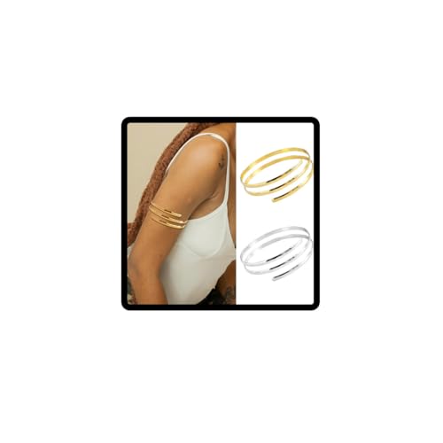 SINLOV, die frau, die ihre armarmbänder einwickelt und sie mit noch verstellbaren armarmbändern ausgestattet hat (silver) von SINLOV