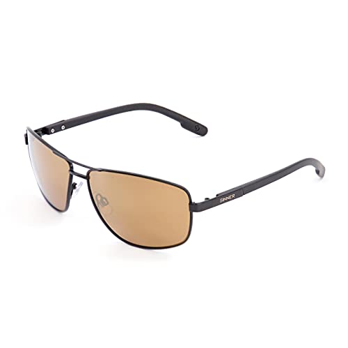 SINNER Brandon X Sonnenbrille - Herren und Damen - Polarisiert - Dezentrierte Polycarbonat-Linsen - 100% UV400 Schutz - Langlebiges Material - Komfort und Perfekte Passform - Stylisch Design von SINNER