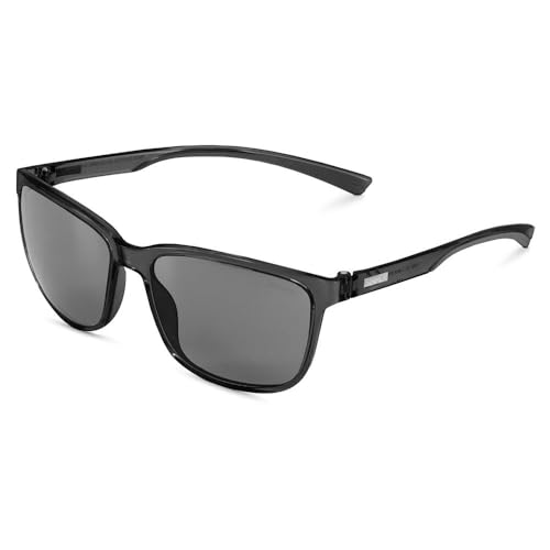 SINNER Unisex Komo-Matte Cry Black-Smoke Flash Mirror Sonnenbrille, Mehrfarbig (Mehrfarbig) von SINNER