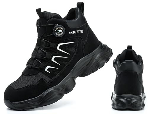 SINOES SAFETY JM852 Sicherheitsschuhe S3 EN ISO 20345 - Stahlkappe, Wasserdicht & Rutschfest Schwarz 41 EU von SINOES