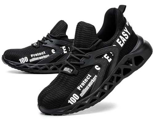 SINOES Safety JM311 Schutzstiefel mit Stahlkappe - Ölbeständig für Mechaniker Schwarz 49 EU von SINOES