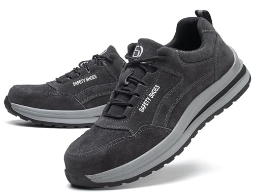 SINOES Safety JM687 Sicherheitsschuhe S3 EN 20345 - Stahlkappe, Wasserdicht & Rutschhemmend Schwarz 40 EU von SINOES