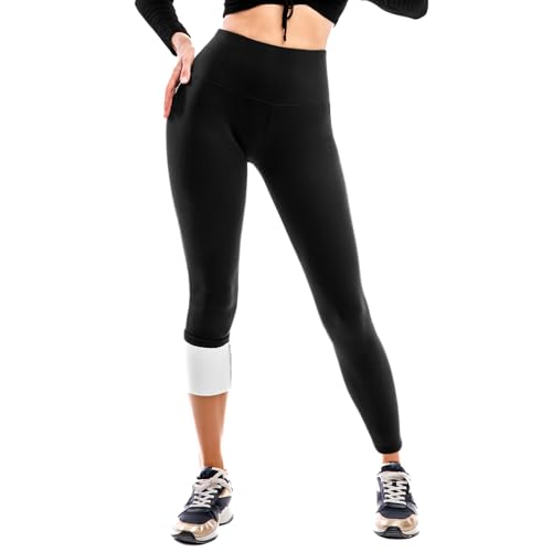 SINOPHANT Thermo Leggings Damen Gefütterte Warme Winter, Hohe Taille Dicke Thermohose Thermoleggings, Schwarz, S von SINOPHANT