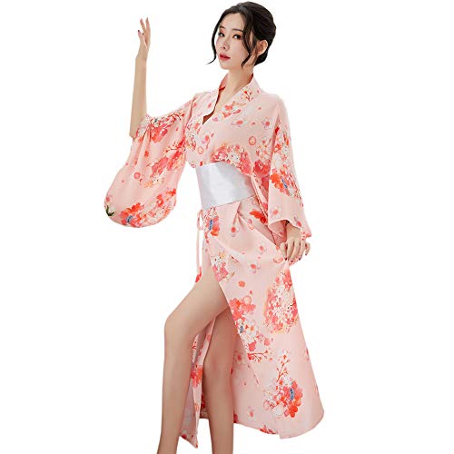 Traditioneller japanischer Kimono-Stil für Damen, Yukata-Kostüme, Pyjama, sexy, Cosplay, Px19218, Groß von SINROYEE