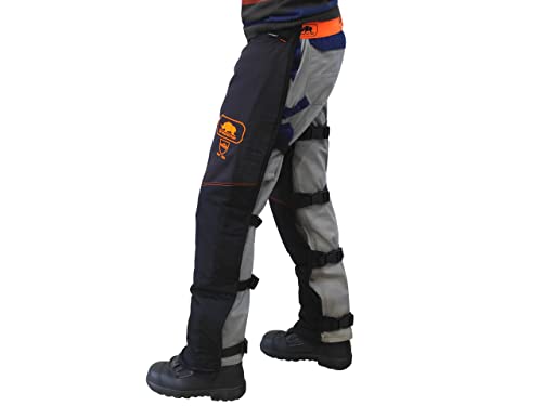 SIP Protection BasePro Roadrunner 2 Größen passend für alle (siehe Größenangabe) - Typ A Kettensägenchaps Forsthose Schutzhose für Herren, Medium, Schwarz, 1 von SIP Protection