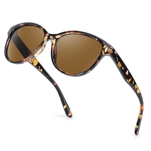 SIPHEW Sonnenbrille Damen Polarisiert Klassische Damen Sonnenbrille mit UV400 Schutz für Frauen von SIPHEW