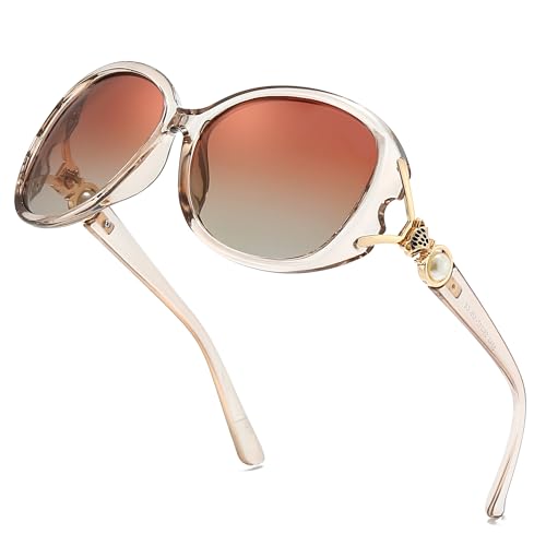 SIPHEW Sonnenbrille Damen Polarisiert Übergroße Elegant Klassische Sonnenbrille Frauen Oversize mit UV400 Schutz SIPHEW Sonnenbrille Damen Polarisiert Übergroße Elegant Klassische Sonnenbrille Frauen Oversize mit UV400 Schutz von SIPHEW