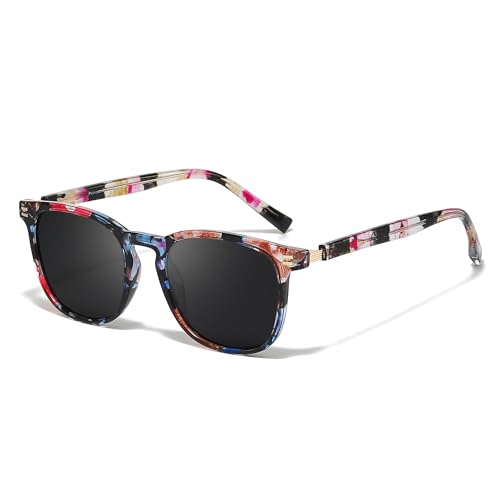 SIPHEW Sonnenbrille Damen Polarisiert Modischer Leichter Damen Sonnenbrille mit UV400 Schutz Sonnenbrille für Frauen von SIPHEW