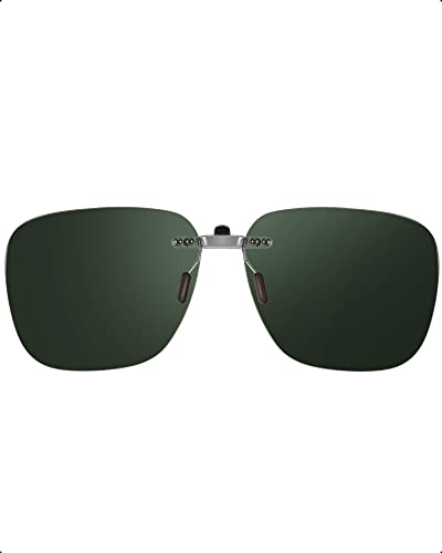 SIPHEW Polarisiert Clip on Sonnenbrille für Brillenträger Damen Herren, Überbrille Clip on Normale Brille UV400 Schutz von SIPHEW