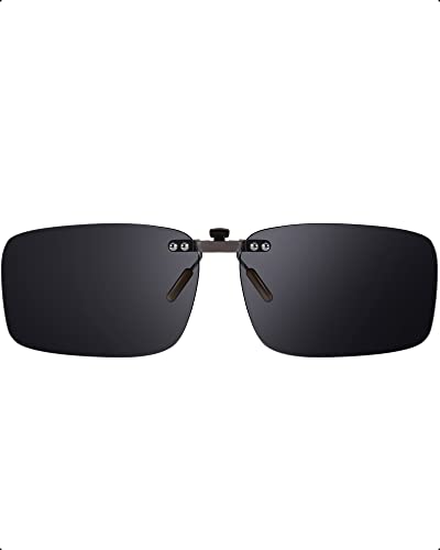 SIPHEW Polarisiert Clip on Sonnenbrille für Brillenträger Damen Herren, Überbrille Clip on Normale Brille UV400 Schutz von SIPHEW