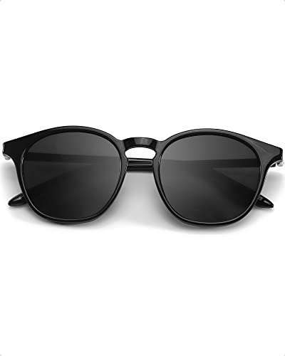 SIPHEW Sonnenbrille Herren Polarisiert Retro Vintage Rund Gläser Brille mit 400 UV Schutz Sunglasses for Sport Freizeit SIPHEW Sonnenbrille Herren Polarisiert Retro Vintage Rund Gläser Brille mit 400 UV Schutz Sunglasses for Sport Freizeit von SIPHEW