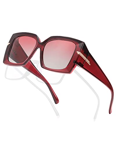 SIPHEW Polarisiert Überzieh Sonnenbrille für Brillenträger Damen Herren, Überbrille Clip on Normale Brille UV400 Schutz SIPHEW Polarisiert Überzieh Sonnenbrille für Brillenträger Damen Herren, Überbrille Clip on Normale Brille UV400 Schutz von SIPHEW
