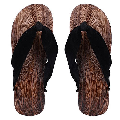 Herren Geta Sandalen Japanische Holz Clog Sandalen Kimono Flip Flops Japanische Traditionelle Slipper Sommer Hausschuhe Flip Flops Sandalen Damen Dressy Slide Sandalen Flacher Absatz Kimono Geta für von SIQITECHUK