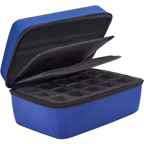 SIQUK Würfeletui kompatibel mit DND Würfel Set, Tischspiele Würfel Fall und Würfel Rollen Tablett Würfeltablett Würfelschale RPG Fall Veranstalter DND Organizer, Reines Blau SIQUK Würfeletui kompatibel mit DND Würfel Set, Tischspiele Würfel Fall und Würfel Rollen Tablett Würfeltablett Würfelschale RPG Fall Veranstalter DND Organizer, Reines Blau von SIQUK