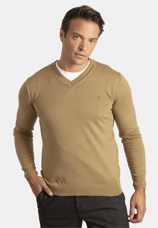 SIR RAYMOND TAILOR Strickpullover Los Angeles (1-tlg) mit klassischem V-Ausschnitt von SIR RAYMOND TAILOR
