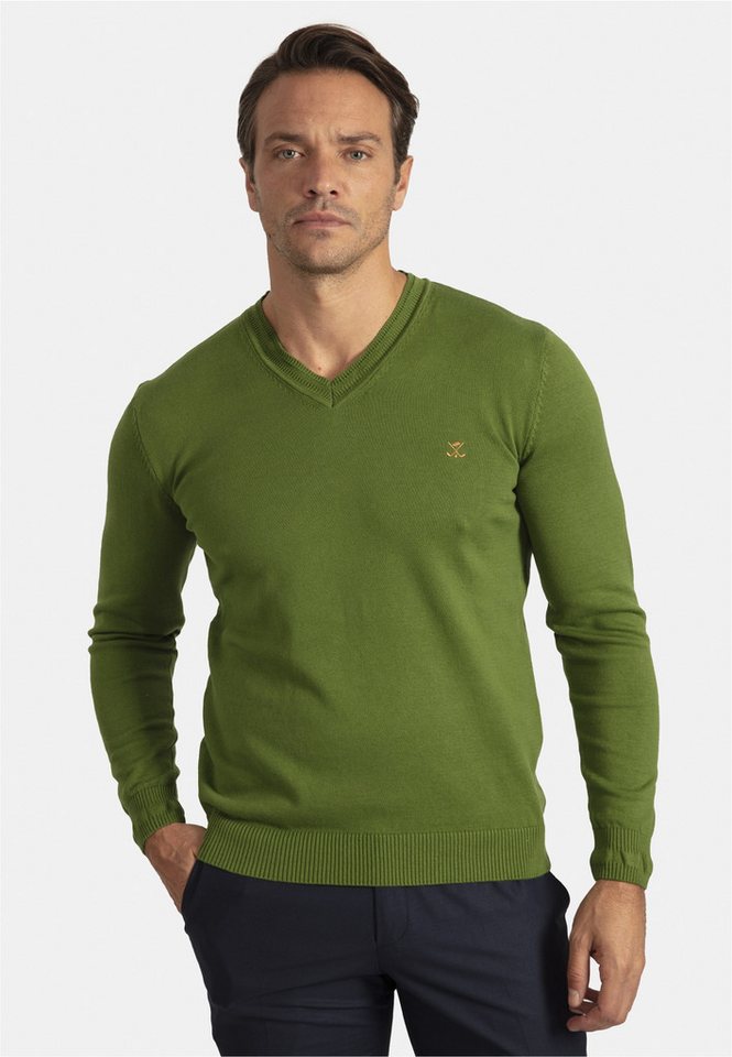SIR RAYMOND TAILOR Strickpullover Los Angeles (1-tlg) mit klassischem V-Ausschnitt von SIR RAYMOND TAILOR