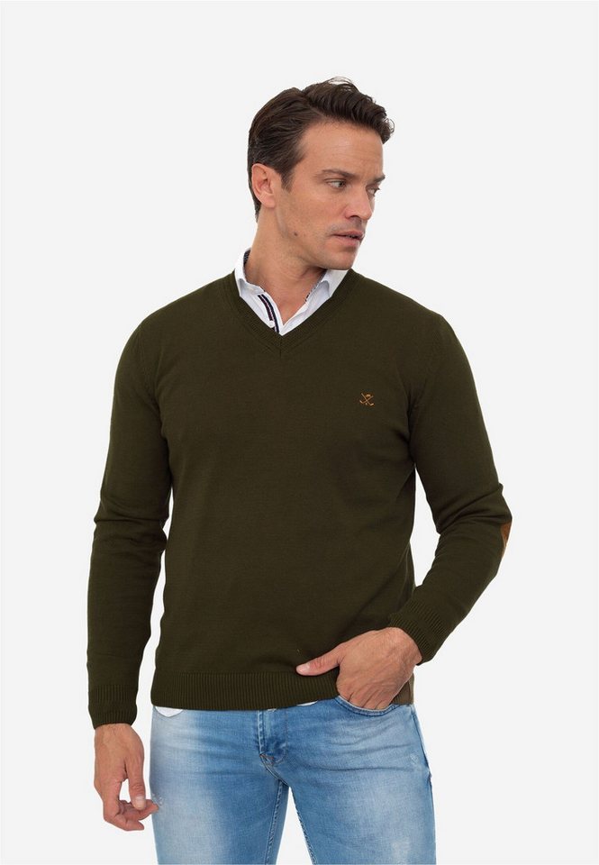 SIR RAYMOND TAILOR Strickpullover Los Angeles (1-tlg) mit klassischem V-Ausschnitt von SIR RAYMOND TAILOR