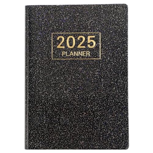SIRLOMU 1 Stk. 2025 Wochenkalender, vertikal, 12 Monate, Schulkalender und Life Organizer (schwarz) von SIRLOMU