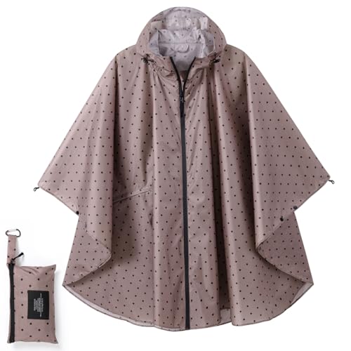 SIRMEDAL Damen Regenjacke Wasserdicht Atmungsaktiv Winddicht – Leichte Regenmantel Outdoor Jacke für Wandern Camping Urlaub – Tragbare Regenbekleidung von SIRMEDAL