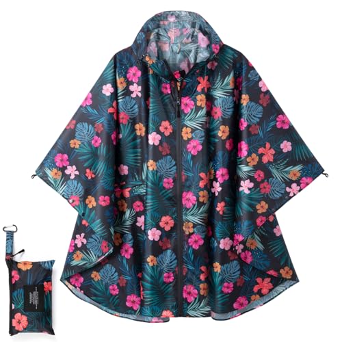 SIRMEDER Damen Regenjacke Wasserdicht Atmungsaktiv Winddicht – Leichte Regenmantel Outdoor Jacke für Wandern Camping Urlaub – Tragbare Regenbekleidung von SIRMEDAL