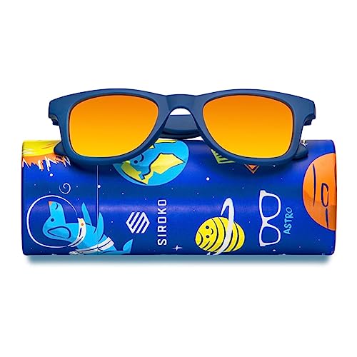 SIROKO Astro Kids Surf Sonnenbrille Blau Jungen und Mädchen von SIROKO