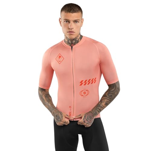 SIROKO - Biologisch Abbaubares Radtrikot Bio Nomad Keirin - XXL - Orange von SIROKO