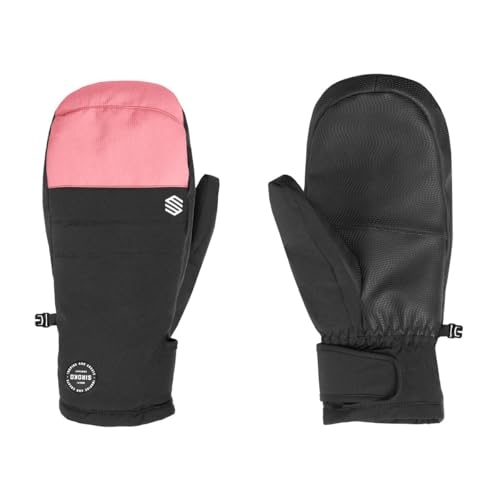 SIROKO Fäustlinge Wintersport Pitztal Pink Schwarz Herren & Damen, Schwarz/Bubblegum Pink, XL von SIROKO