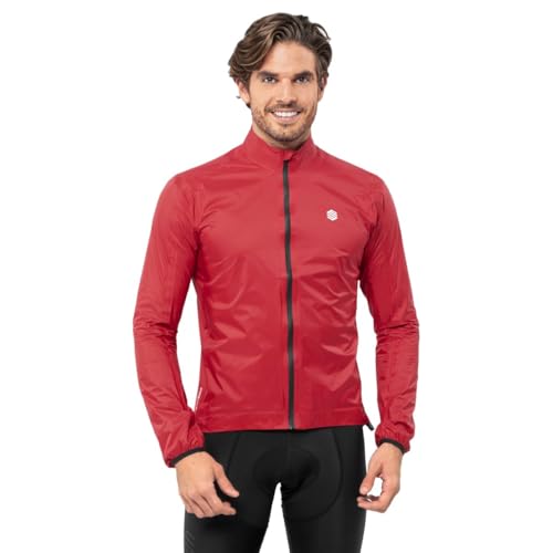 SIROKO - Fahrrad-Regenjacke J2 Montvernier - XXL - Rot von SIROKO