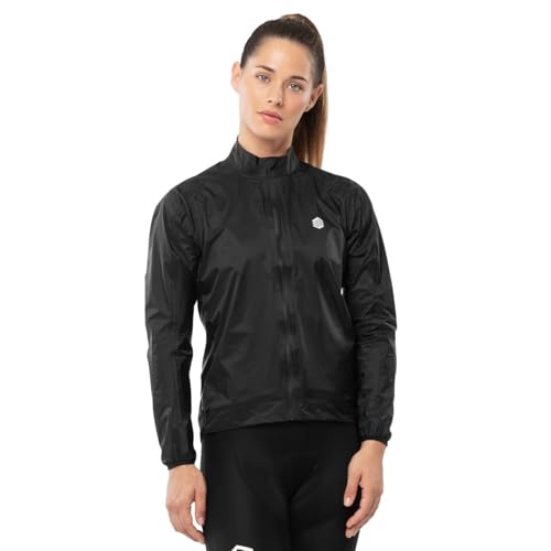 SIROKO - Fahrrad-Regenjacke für Damen J2 Troumouse - XS - Schwarz von SIROKO