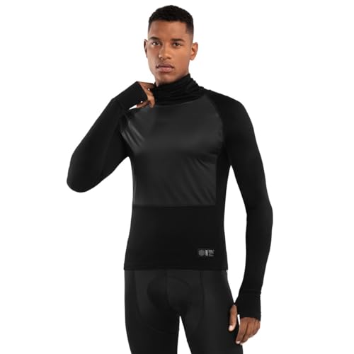 SIROKO - Windbreaker-Fahrradbaselayer SRX Denali - L-XL - Schwarz von SIROKO