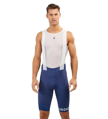 SIROKO - Radsport Trägerhose BX Umbrail - XL - Marineblau/Weiß von SIROKO