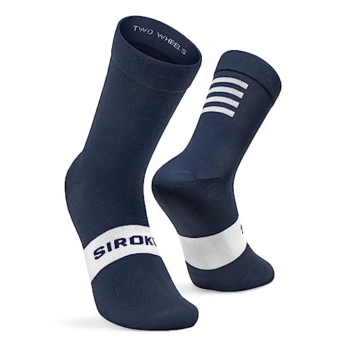 SIROKO - Fahrradsocken S1 Blue Ancares - M-L - Marineblau von SIROKO