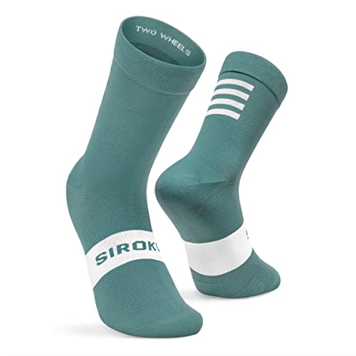 SIROKO - Fahrradsocken S1 Blue Sarenne - M-L - Ozeanblau von SIROKO