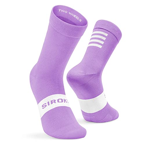 SIROKO - Fahrradsocken S1 Lilac Etna - M-L - Lavendel von SIROKO