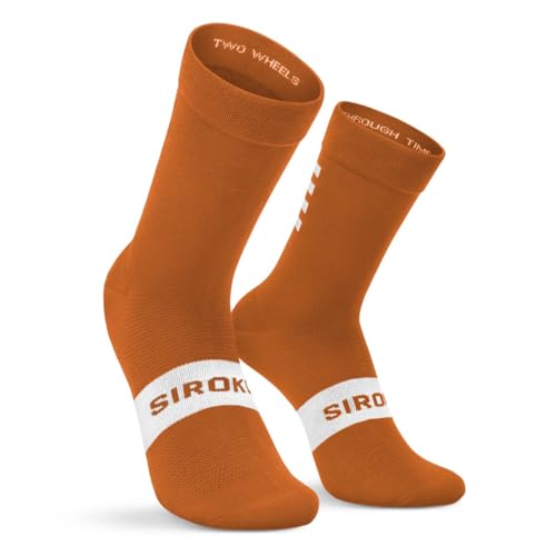 SIROKO - Fahrradsocken S1 Ochre Major - M-L - Braun von SIROKO