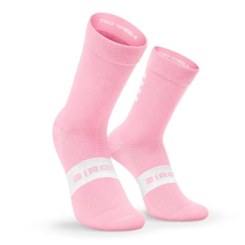 SIROKO - Fahrradsocken S1 Pink Agnello - XL-XXL - Bubblegum Pink von SIROKO