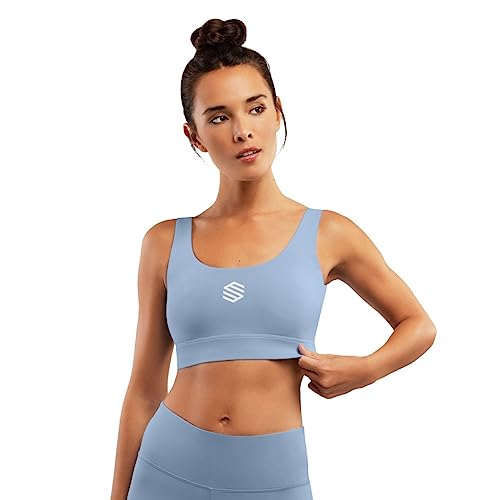 SIROKO Fartlek Fitness-BH für Damen, Himmelblau, himmelblau, X-Large von SIROKO