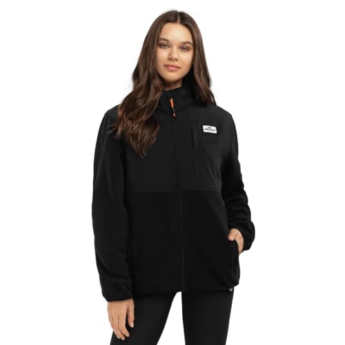 SIROKO - Fleecejacke mit Reißverschluss - Panel-Ripstop - für Damen Vevey-W - XL - Schwarz von SIROKO