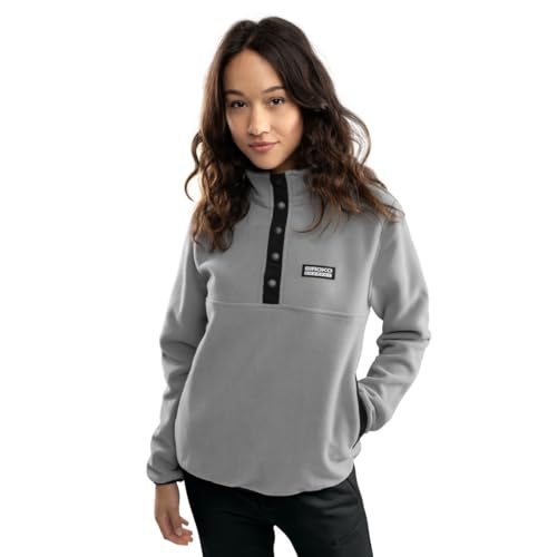 SIROKO - Fleecepullover mit Druckknopfleiste für Damen Koli-W - XXL - Grau von SIROKO