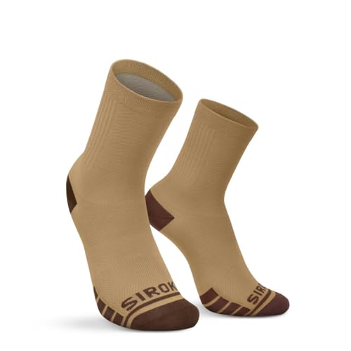 SIROKO - Gravel-Socken GS1 Mustard - XL-XXL - Braun von SIROKO