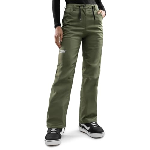 SIROKO - Hardshell Snowboardhosen für Damen P2-W Taiga - S - Grün von SIROKO