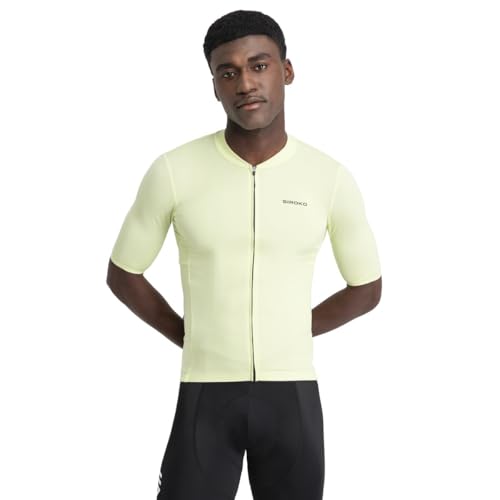 SIROKO - Kurzärmeliges Radtrikot aus Recyclingmaterialien M6R Filter - M - Grün von SIROKO