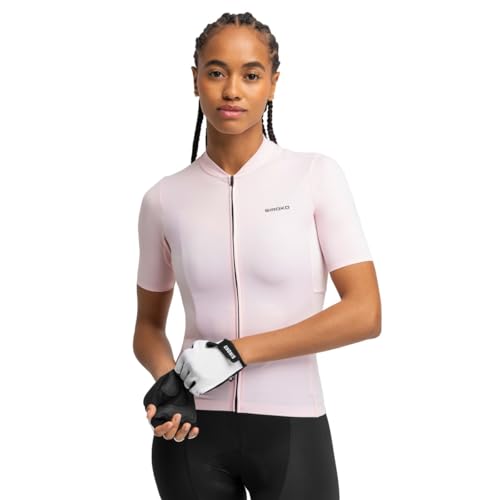 SIROKO - Kurzärmeliges Radtrikot aus Recyclingmaterialien für Damen M6R Mercury - M - Rosa von SIROKO